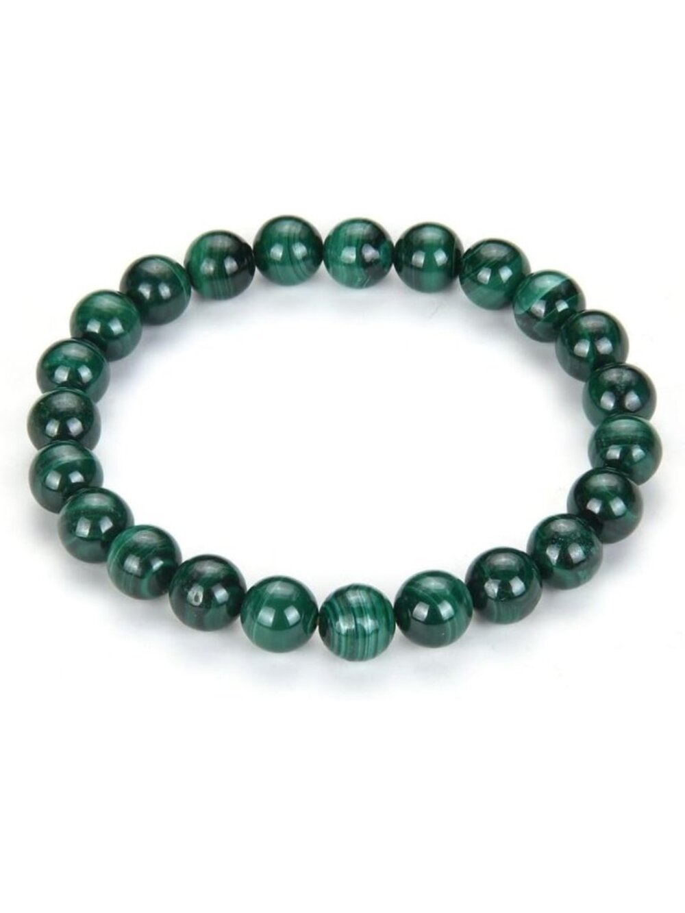 Natural Stretch Gemstone Bracelet 8mm Beads, Healing Crystal Chakra Jewelry